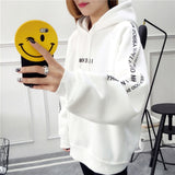 Female Hoodie Pink Black Hoodies Women Long Sleeve  For Women