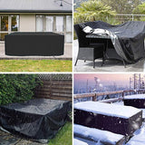 Cloth Furniture Dustproof Cover For Rattan Table Cube Chair Sofa Waterproof Rain Garden