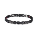 Vinterly Health Energy Bracelet Stainless Steel Magnetic Cross For Men