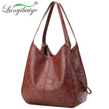2020 Vintage Women Shoulder Bag Female Causal Totes Bags Large Capacity