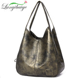 2020 Vintage Women Shoulder Bag Female Causal Totes Bags Large Capacity
