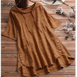 Plegie New Fashion Women Summer Female T-shirt Tops With Pockets