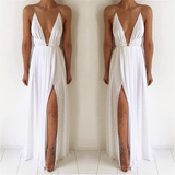 Bigsweety Sexy Maxi Dress Women Long Dress Summer Bandage Slit Dress