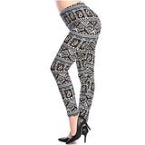 New Print Flower Leggings Plus Size Fashion Women  Aptitud Trousers