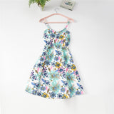 Marwin Off shoulder ruffle Dot summer Dress women white strap chiffon