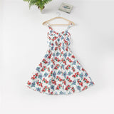 Marwin Off shoulder ruffle Dot summer Dress women white strap chiffon