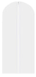 (3 Pack) Suit Bag Garment Travel Dress Storage Full Zipper Cover - Frosted Clear