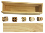 Wooden D6 Dice Game Set