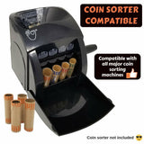 QUARTER COIN WRAPPERS