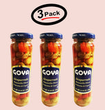 3 Pack Goya alcaparrado manzanilla olives pmientos & capers 3.25 Oz