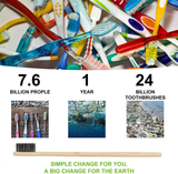 Charcoal Bamboo Toothbrush