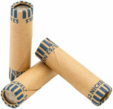 108 Rolls Preformed Coin Wrappers Tubes Nickels (3 Pack)