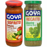 1 Goya Recaito & 1 Goya Sofritoa Cooking Base 2-12 Oz Jars (2 Pack)