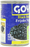 (3 Pack) Goya Black Beans - Frijoles Negros 15.5 Oz