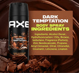 AXE Deo Dark Temptation Spray 150ml Men 5-Pack Bundle