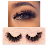 FOXESJI Makeup Eyelashes 3D Mink Eye Lashes Fluffy Soft Wispy Natural Lashes Extension Reusable Fake Lashes False Eyelashes