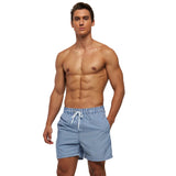 Summer Swimming Shorts Men Printing Fashion Polyester Swimsuit