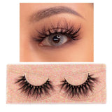 FOXESJI Makeup Eyelashes 3D Mink Eye Lashes Fluffy Soft Wispy Natural Lashes Extension Reusable Fake Lashes False Eyelashes