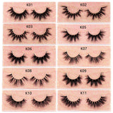 FOXESJI Makeup Eyelashes 3D Mink Eye Lashes Fluffy Soft Wispy Natural Lashes Extension Reusable Fake Lashes False Eyelashes