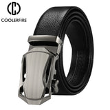 Men's Belt Metal Luxury Brand Automatic Buckle Leather High-Quality Belts
