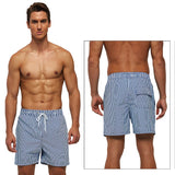 Summer Swimming Shorts Men Printing Fashion Polyester Swimsuit