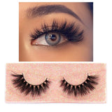 FOXESJI Makeup Eyelashes 3D Mink Eye Lashes Fluffy Soft Wispy Natural Lashes Extension Reusable Fake Lashes False Eyelashes