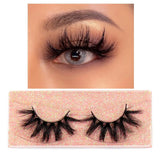FOXESJI Makeup Eyelashes 3D Mink Eye Lashes Fluffy Soft Wispy Natural Lashes Extension Reusable Fake Lashes False Eyelashes