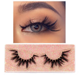 FOXESJI Makeup Eyelashes 3D Mink Eye Lashes Fluffy Soft Wispy Natural Lashes Extension Reusable Fake Lashes False Eyelashes