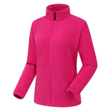 Women's Lightweight Fleece Antistatic Outdoor Jacket for Hiking