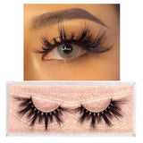 FOXESJI Makeup Eyelashes 3D Mink Eye Lashes Fluffy Soft Wispy Natural Lashes Extension Reusable Fake Lashes False Eyelashes