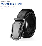 Men's Belt Metal Luxury Brand Automatic Buckle Leather High-Quality Belts