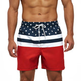 Summer Swimming Shorts Men Printing Fashion Polyester Swimsuit