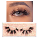 FOXESJI Makeup Eyelashes 3D Mink Eye Lashes Fluffy Soft Wispy Natural Lashes Extension Reusable Fake Lashes False Eyelashes