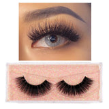 FOXESJI Makeup Eyelashes 3D Mink Eye Lashes Fluffy Soft Wispy Natural Lashes Extension Reusable Fake Lashes False Eyelashes