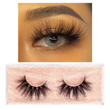 FOXESJI Makeup Eyelashes 3D Mink Eye Lashes Fluffy Soft Wispy Natural Lashes Extension Reusable Fake Lashes False Eyelashes