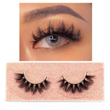 FOXESJI Makeup Eyelashes 3D Mink Eye Lashes Fluffy Soft Wispy Natural Lashes Extension Reusable Fake Lashes False Eyelashes