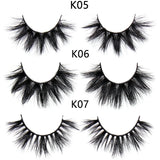 FOXESJI Makeup Eyelashes 3D Mink Eye Lashes Fluffy Soft Wispy Natural Lashes Extension Reusable Fake Lashes False Eyelashes