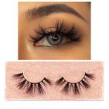 FOXESJI Makeup Eyelashes 3D Mink Eye Lashes Fluffy Soft Wispy Natural Lashes Extension Reusable Fake Lashes False Eyelashes