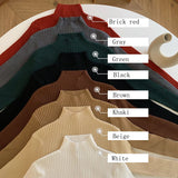 Knitted Tops Women Turtleneck Sweater Long Sleeve Casual Slim Pullover