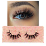 FOXESJI Makeup Eyelashes 3D Mink Eye Lashes Fluffy Soft Wispy Natural Lashes Extension Reusable Fake Lashes False Eyelashes
