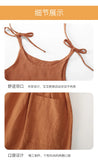 Summer Toddler Girl Dress Solid Cotton Sleeveless Dress