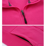 Women's Lightweight Fleece Antistatic Outdoor Jacket for Hiking