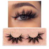 FOXESJI Makeup Eyelashes 3D Mink Eye Lashes Fluffy Soft Wispy Natural Lashes Extension Reusable Fake Lashes False Eyelashes