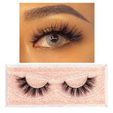 FOXESJI Makeup Eyelashes 3D Mink Eye Lashes Fluffy Soft Wispy Natural Lashes Extension Reusable Fake Lashes False Eyelashes