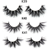 FOXESJI Makeup Eyelashes 3D Mink Eye Lashes Fluffy Soft Wispy Natural Lashes Extension Reusable Fake Lashes False Eyelashes