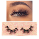 FOXESJI Makeup Eyelashes 3D Mink Eye Lashes Fluffy Soft Wispy Natural Lashes Extension Reusable Fake Lashes False Eyelashes