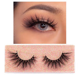 FOXESJI Makeup Eyelashes 3D Mink Eye Lashes Fluffy Soft Wispy Natural Lashes Extension Reusable Fake Lashes False Eyelashes
