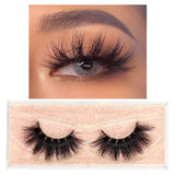 FOXESJI Makeup Eyelashes 3D Mink Eye Lashes Fluffy Soft Wispy Natural Lashes Extension Reusable Fake Lashes False Eyelashes