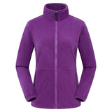 Women's Lightweight Fleece Antistatic Outdoor Jacket for Hiking