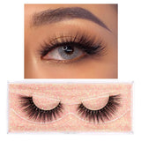 FOXESJI Makeup Eyelashes 3D Mink Eye Lashes Fluffy Soft Wispy Natural Lashes Extension Reusable Fake Lashes False Eyelashes